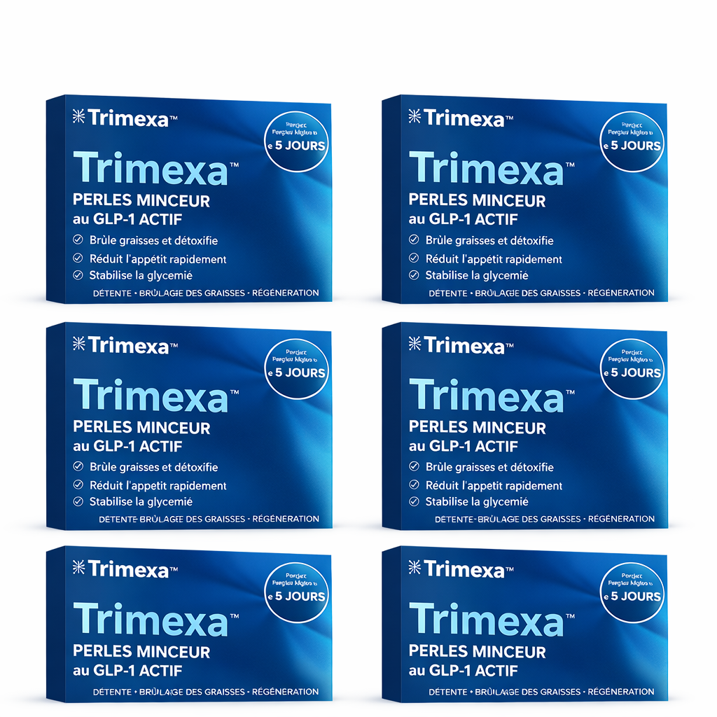 Trimexa™ Perles Minceur au GLP-1 Actif | Perdez jusqu’à 6 kilos de graisse en 5 jours sans régime !