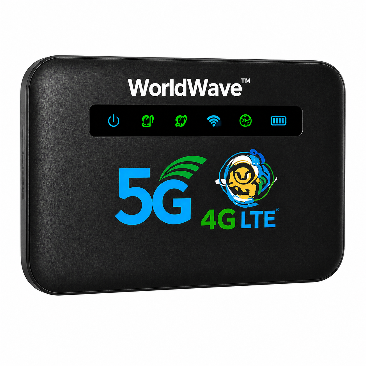 WorldWave™ Routeur WiFi Mondial | Internet 4G/5G dans 196 pays en 5 secondes chrono, sans surcoût !