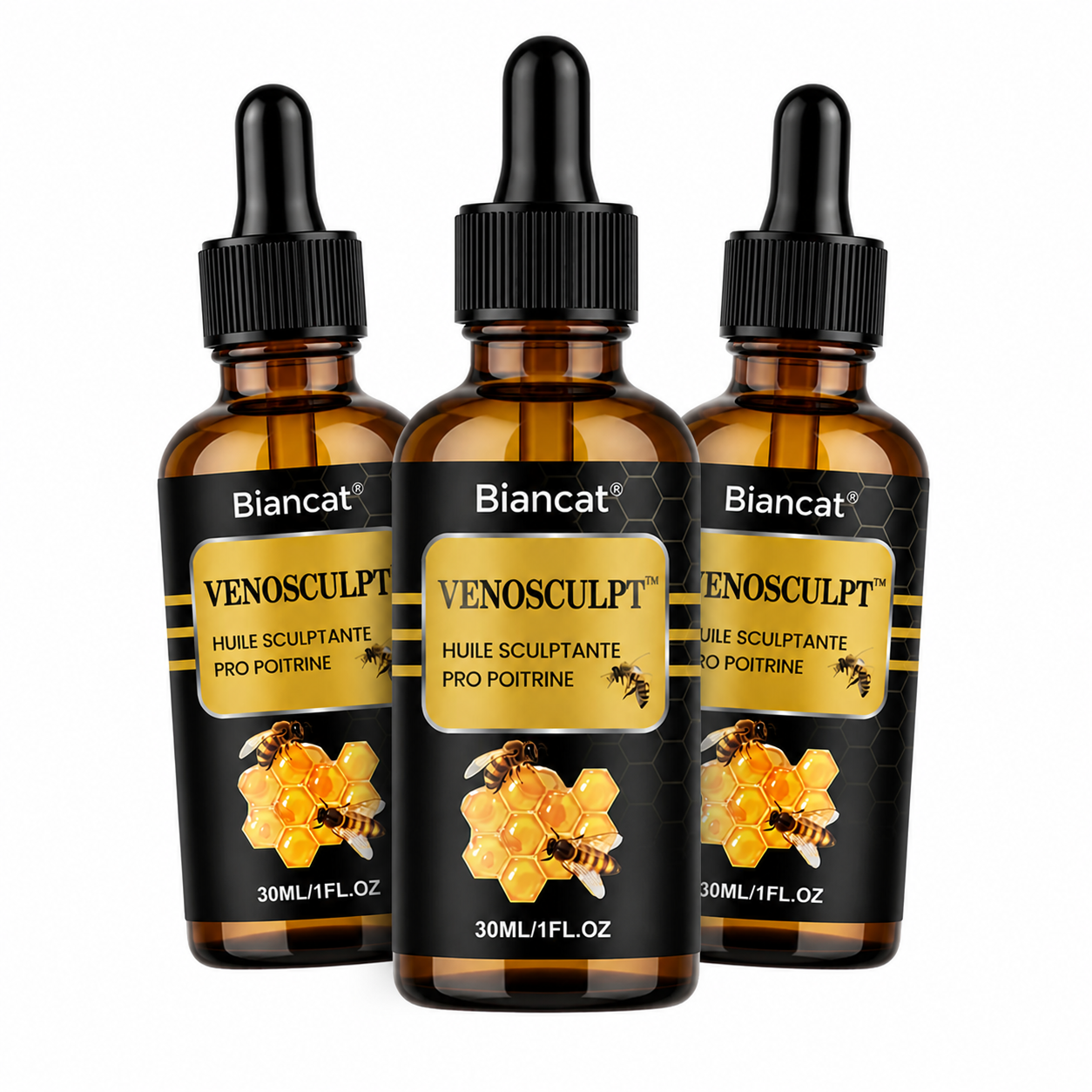 VenoSculpt™ Huile Pectorale au Venin d'Abeille | Détruit la graisse et sculpte vos pectoraux en 7 jours chrono !