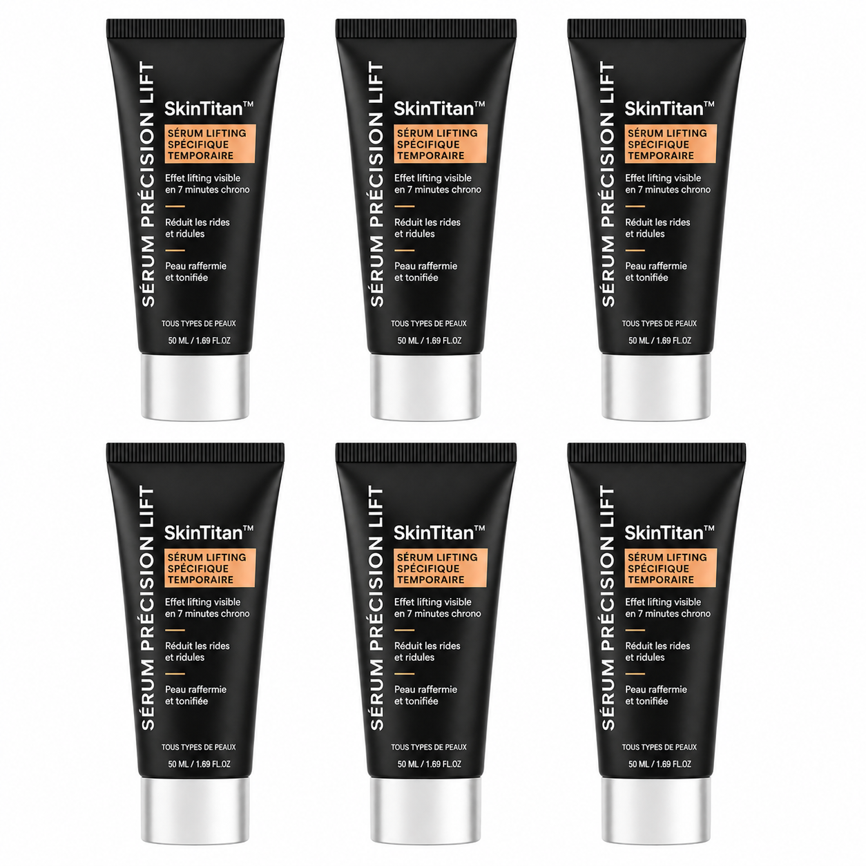 SkinTitan™ Sérum Précision Lift & Fermeté | Lisse rides et retend la peau en 7 minutes!