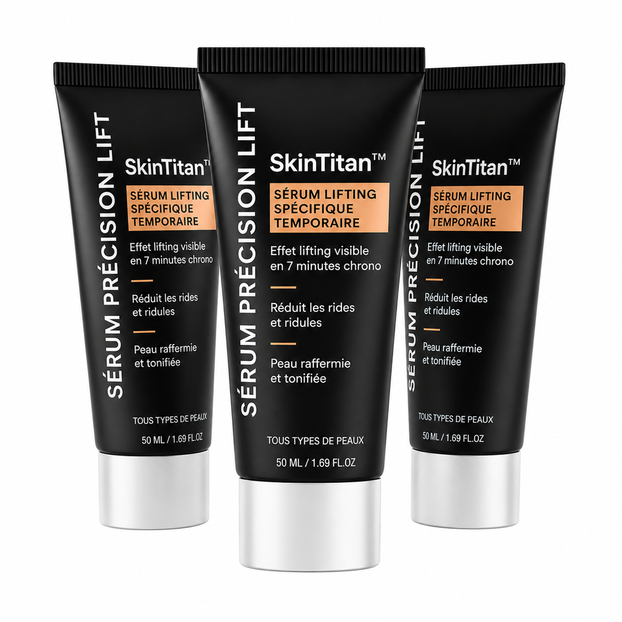 SkinTitan™ Sérum Précision Lift & Fermeté | Lisse rides et retend la peau en 7 minutes!