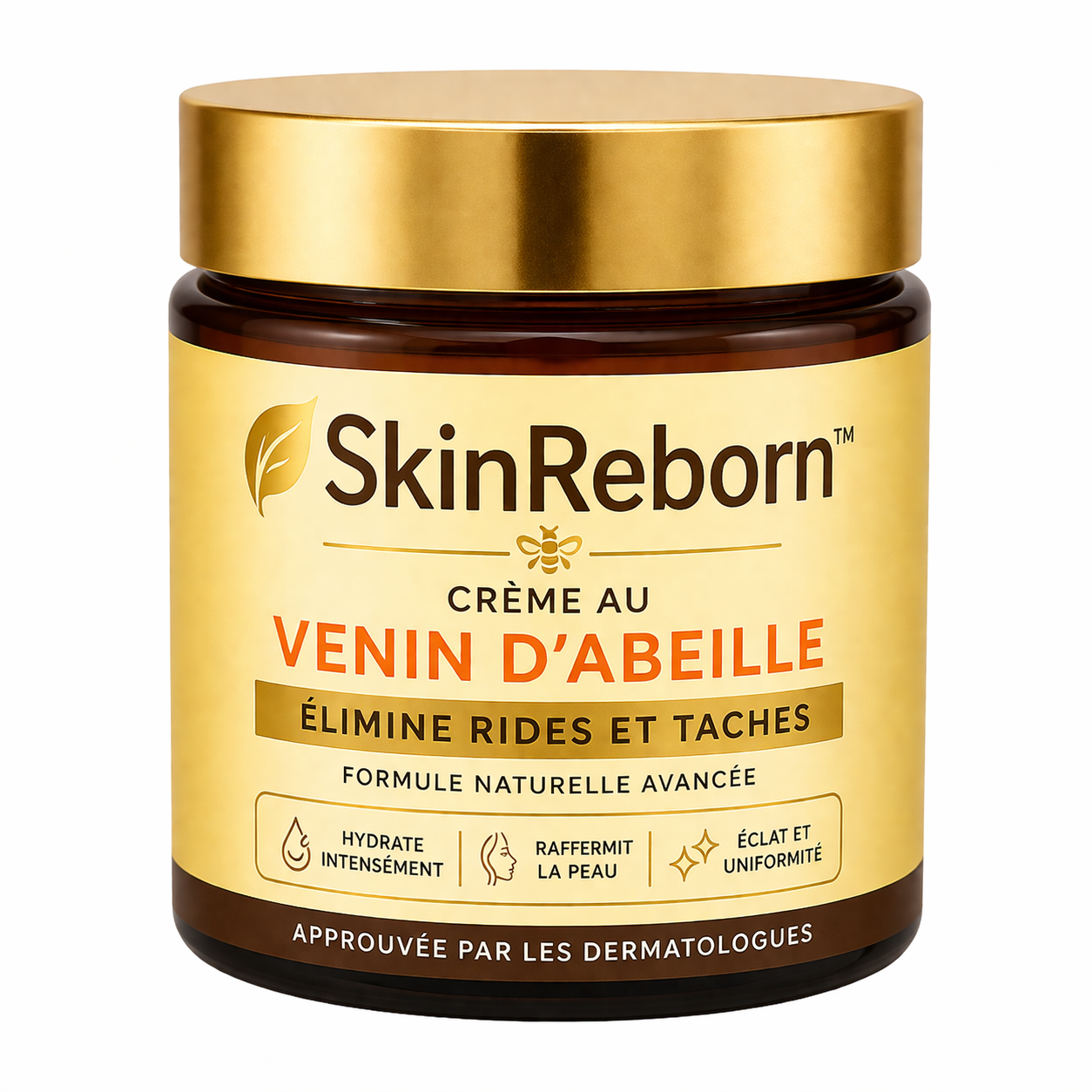 SkinReborn™ Crème au Venin d’Abeille | Élimine rides et taches en 3 minutes – approuvé par les dermatologues!