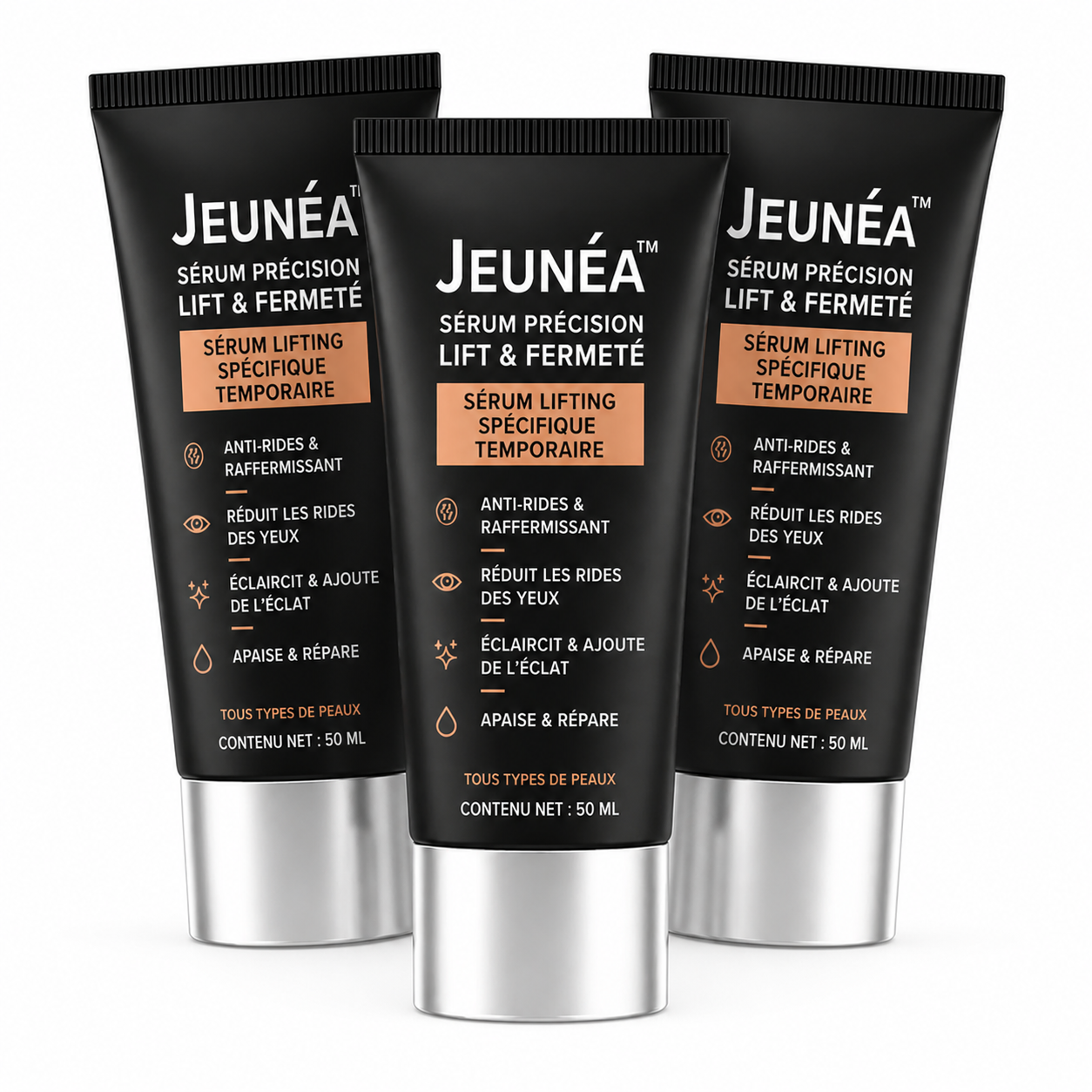 Jeunéa™ Sérum Précision Lift & Fermeté | Efface vos rides et retend la peau en 7 minutes !