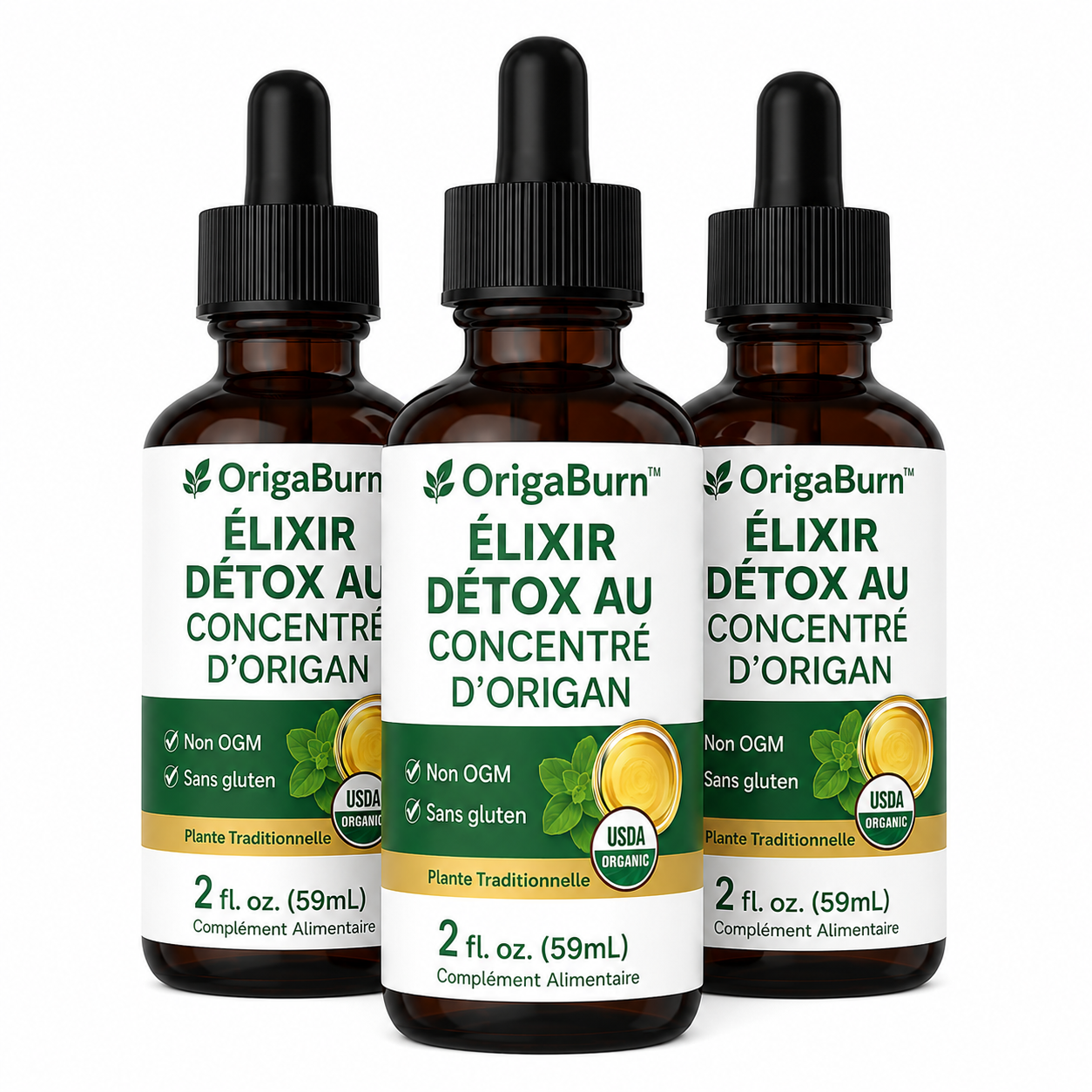 OrigaBurn™ Élixir Détox au Concentré d’Origan | Perdez 3 kg de toxines en 48h et retrouvez un ventre plat!