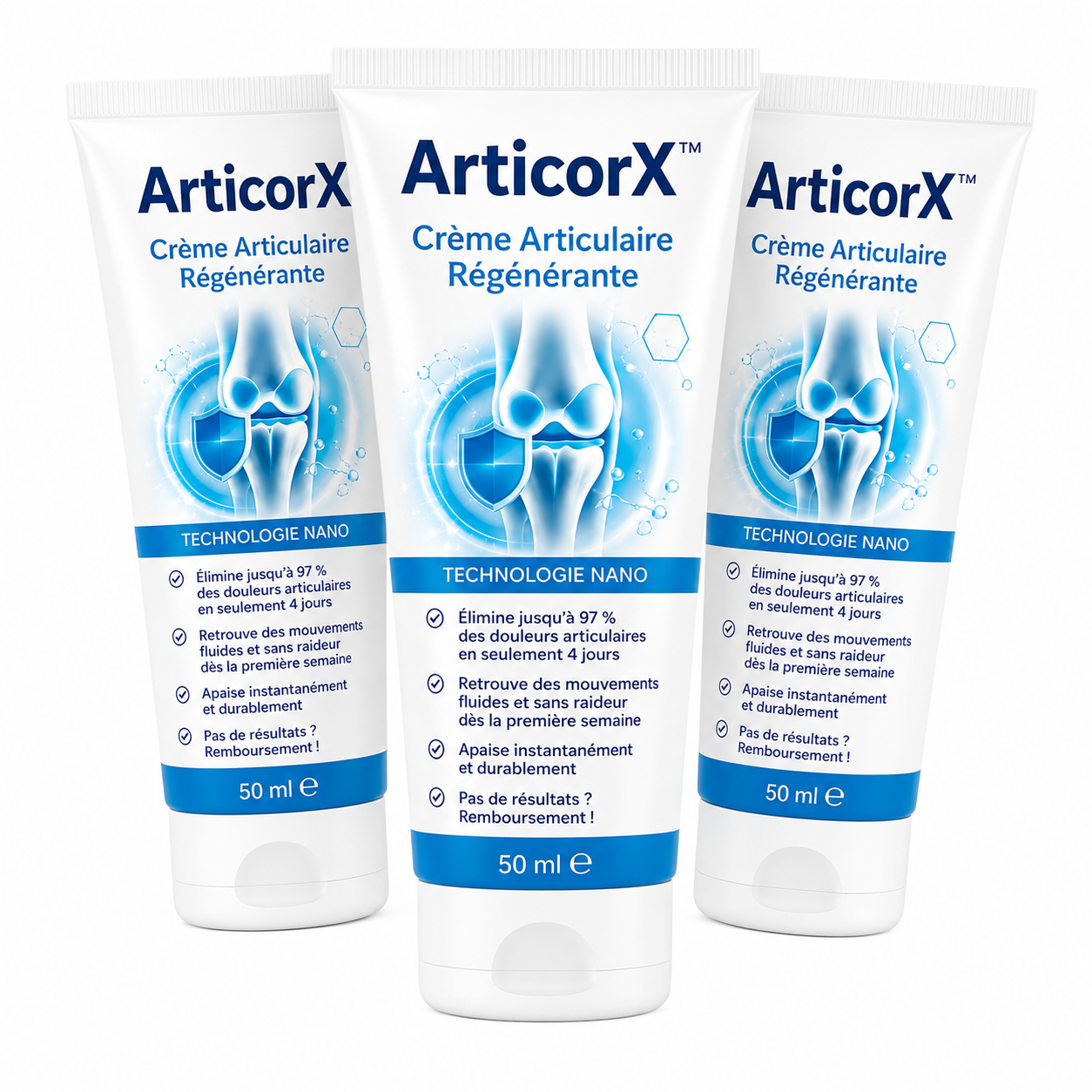 ArticorX™ Crème Articulaire Régénérante | Éliminez vos douleurs articulaires de 97 % en seulement 4 jours !