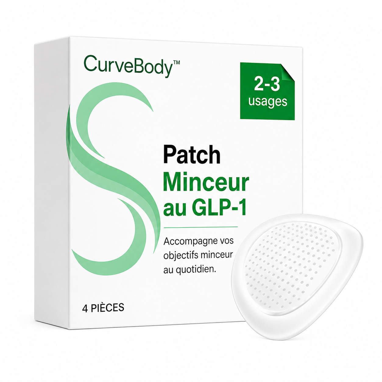 CurveBody™ Patch Minceur au GLP-1 | Perdez jusqu’à 4,3 kilos de graisse en 5 jours !