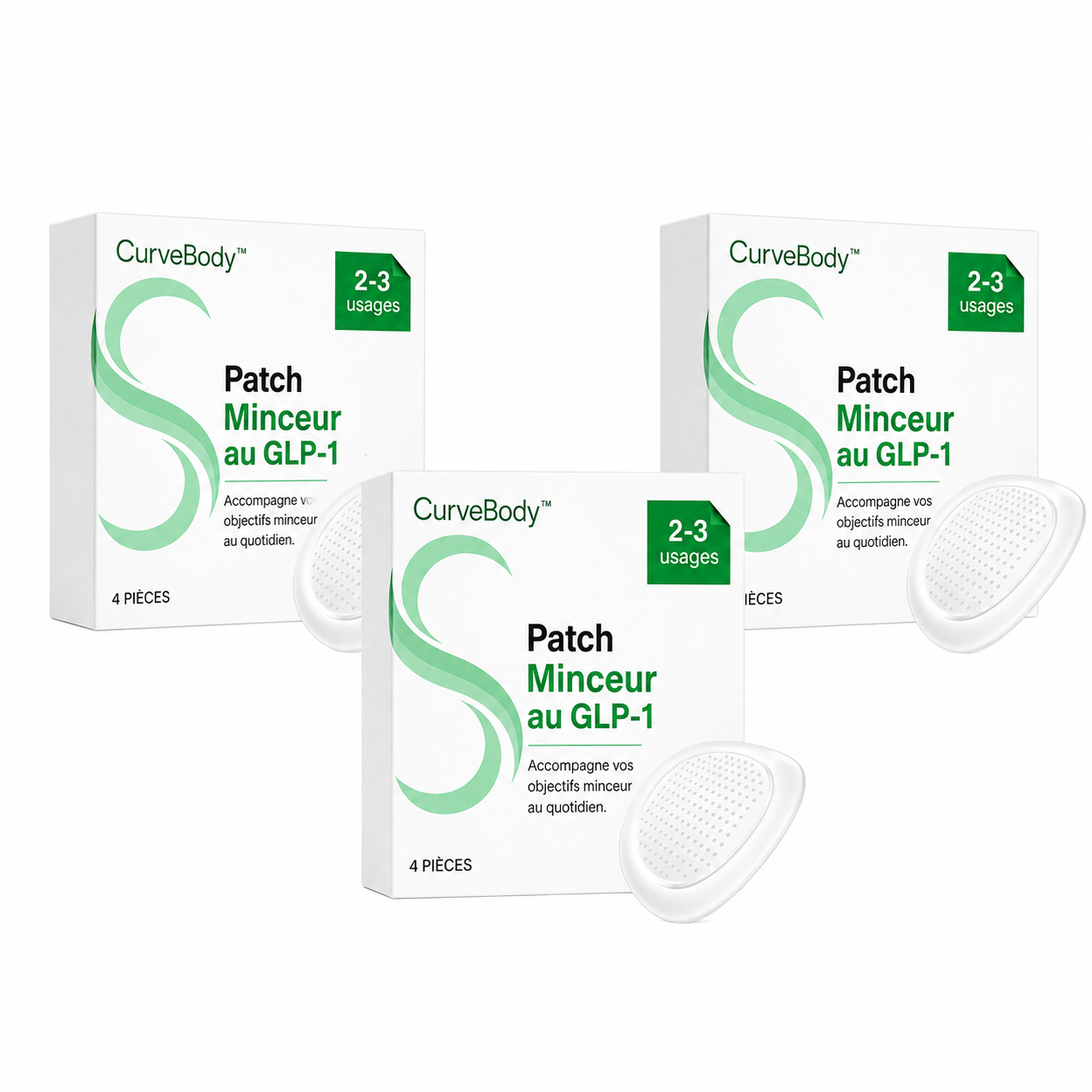 CurveBody™ Patch Minceur au GLP-1 | Perdez jusqu’à 4,3 kilos de graisse en 5 jours !