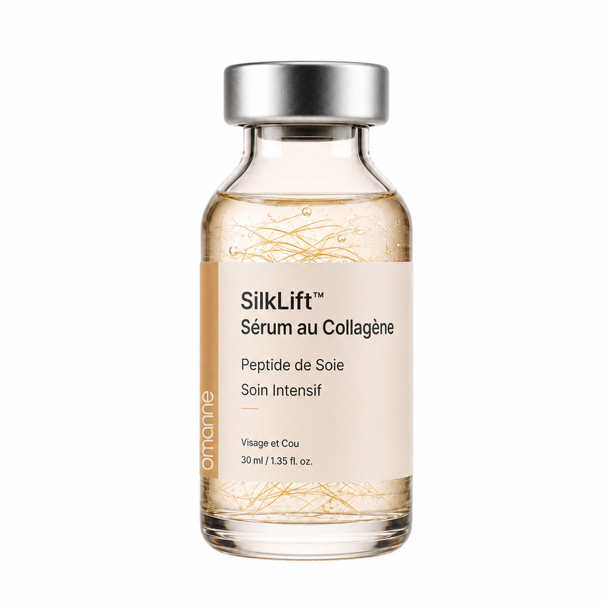 SilkLift™ Sérum Coréen Liftant aux Peptides de Soie | Lissez les rides et retendez votre visage dès la première application !