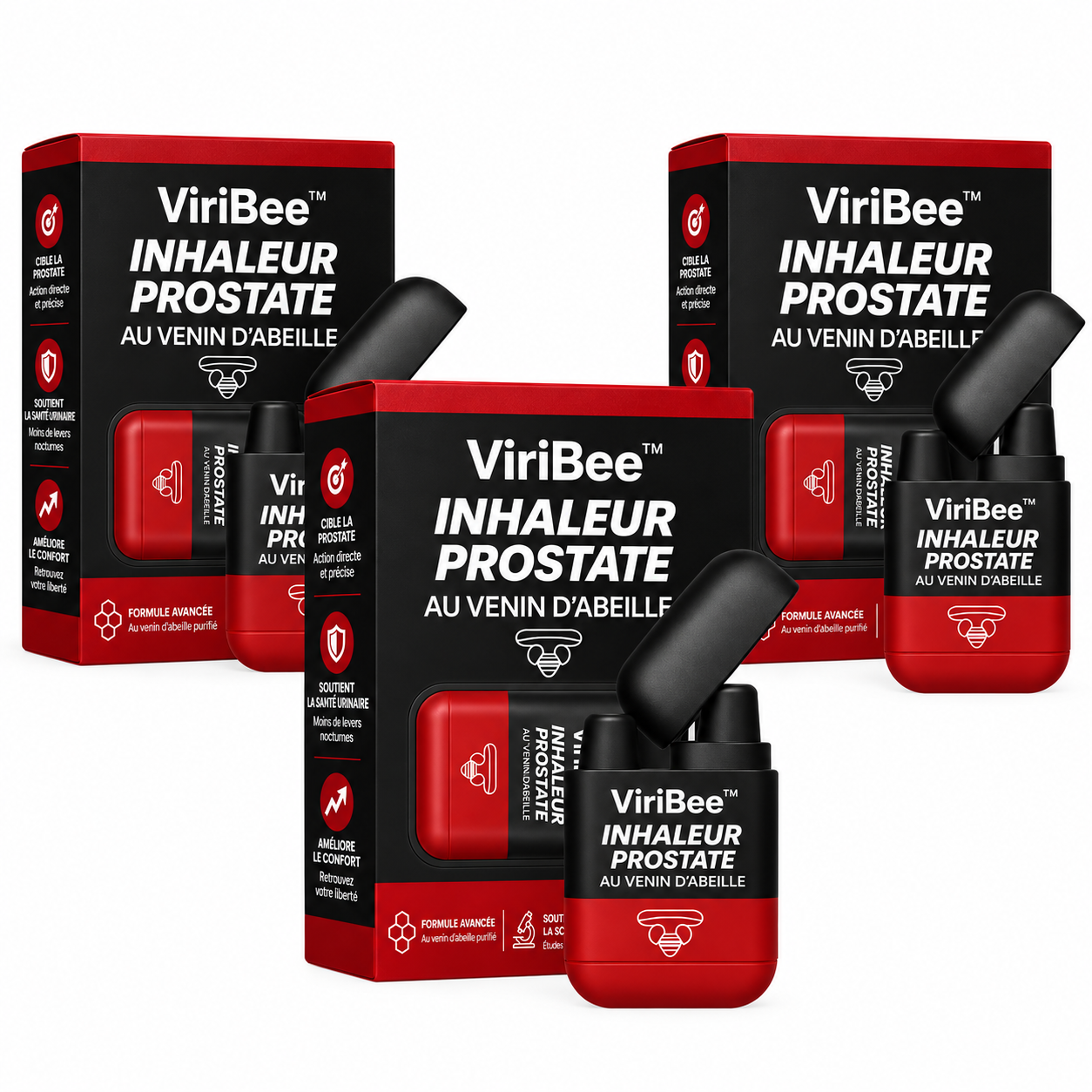 ViriBee™ Inhaleur Prostate au Venin d’Abeille | Retrouvez une érection ferme et immédiate en 3 minutes !