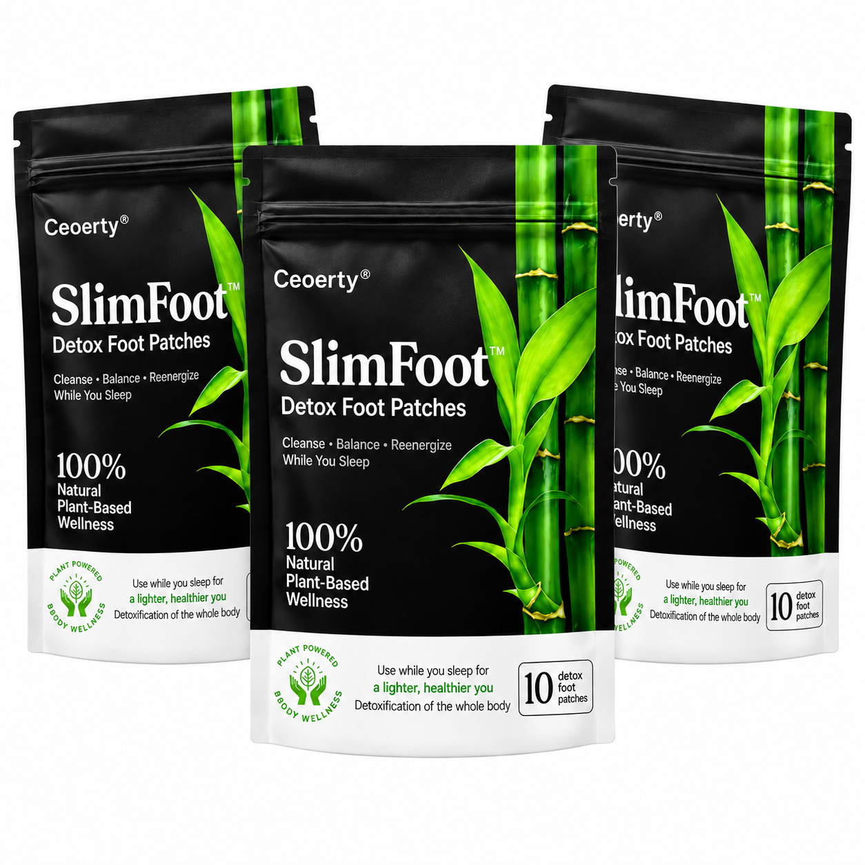 SlimFoot™ Patchs Détox pour les Pieds | Drainez les toxines pendant la nuit et retrouvez un corps plus léger au réveil !