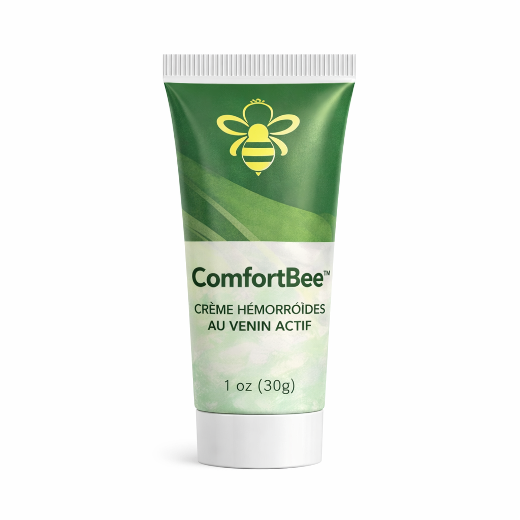 ComfortBee™ Crème Hémorroïdes au Venin Actif | Éliminez la douleur et le gonflement dès la première application !