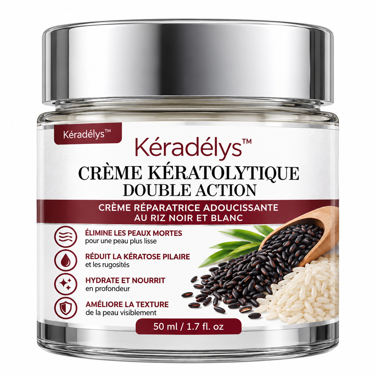 Kéradélys™ Crème Kératolytique Double Action | Effacez les imperfections de la peau en 7 jours !