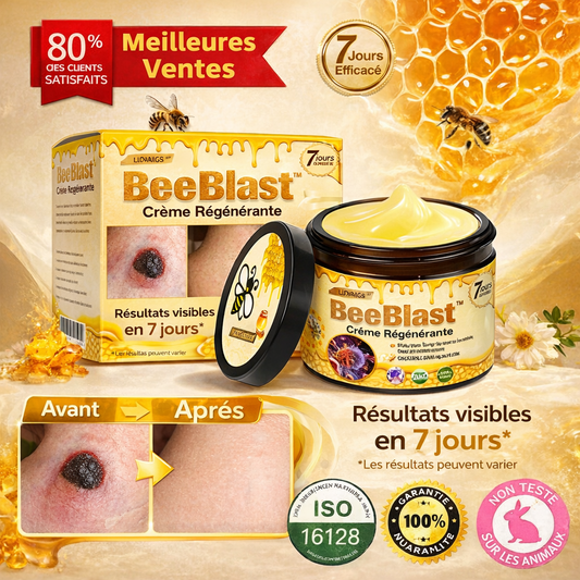 BeeBlast™ Crème Régénérante | Répare votre peau et élimine les rides en seulement 24 heures !