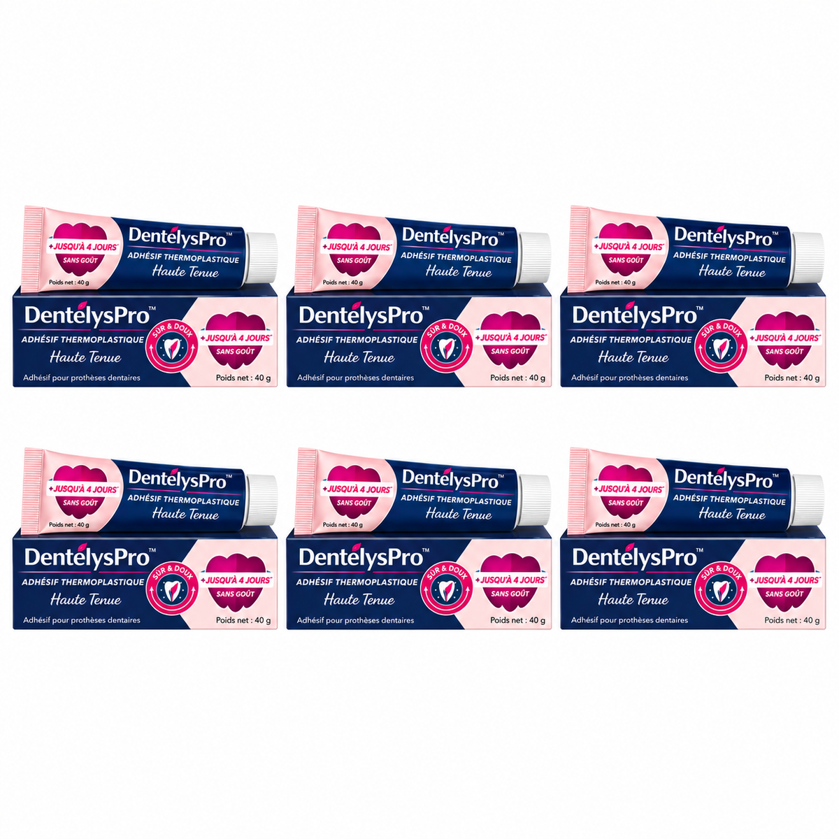 DentélysPro™ Adhésif Thermoplastique Haute Tenue | Fixe instantanément votre prothèse, stoppe les mouvements gênants en 3 minutes !