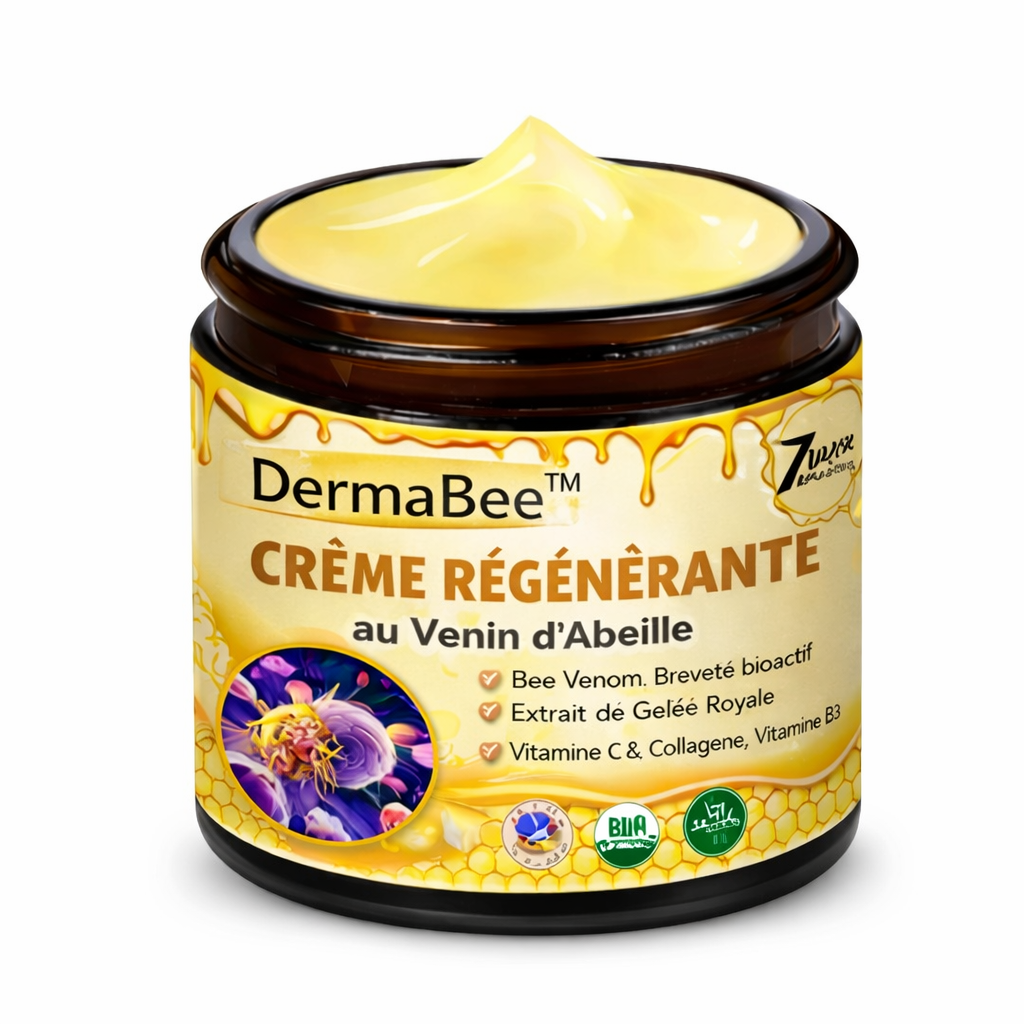 DermaBee™ Crème Régénérante au Venin d’Abeille | Effacez rides et relâchement en 3 minutes !