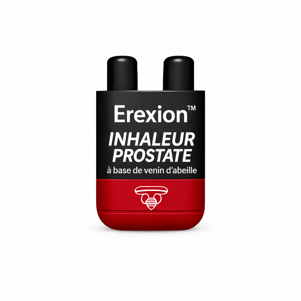 Erexion™ Inhaleur Prostate au Venin d’Abeille | Retrouvez une érection ferme et immédiate en 3 minutes !