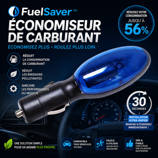 FuelSaver™ Économiseur de Carburant | Réduisez votre consommation jusqu’à 56 % en 30 secondes !