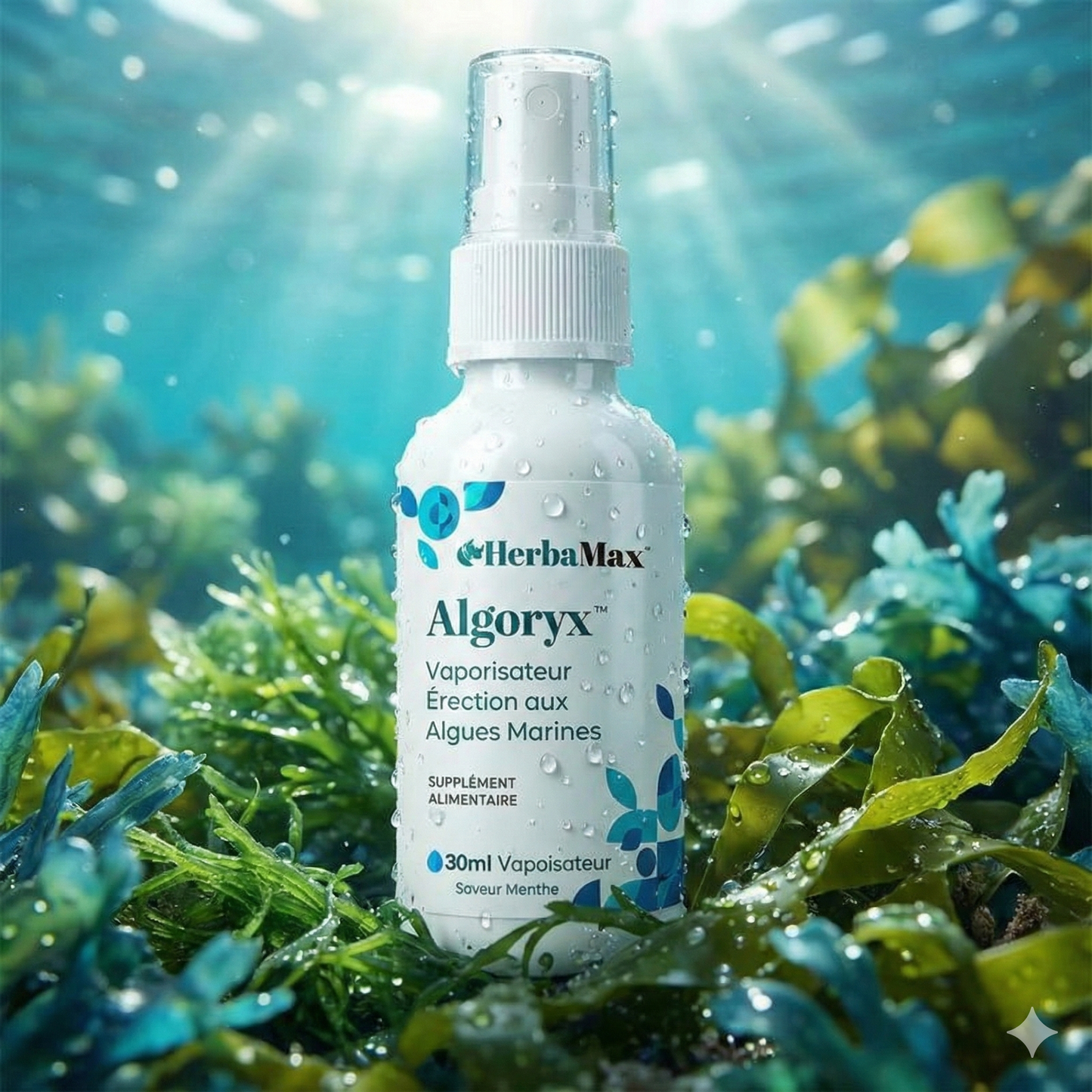 Algoryx™ Vaporisateur Érection aux Algues Marines | Retrouvez une érection en béton armé en 43 secondes !