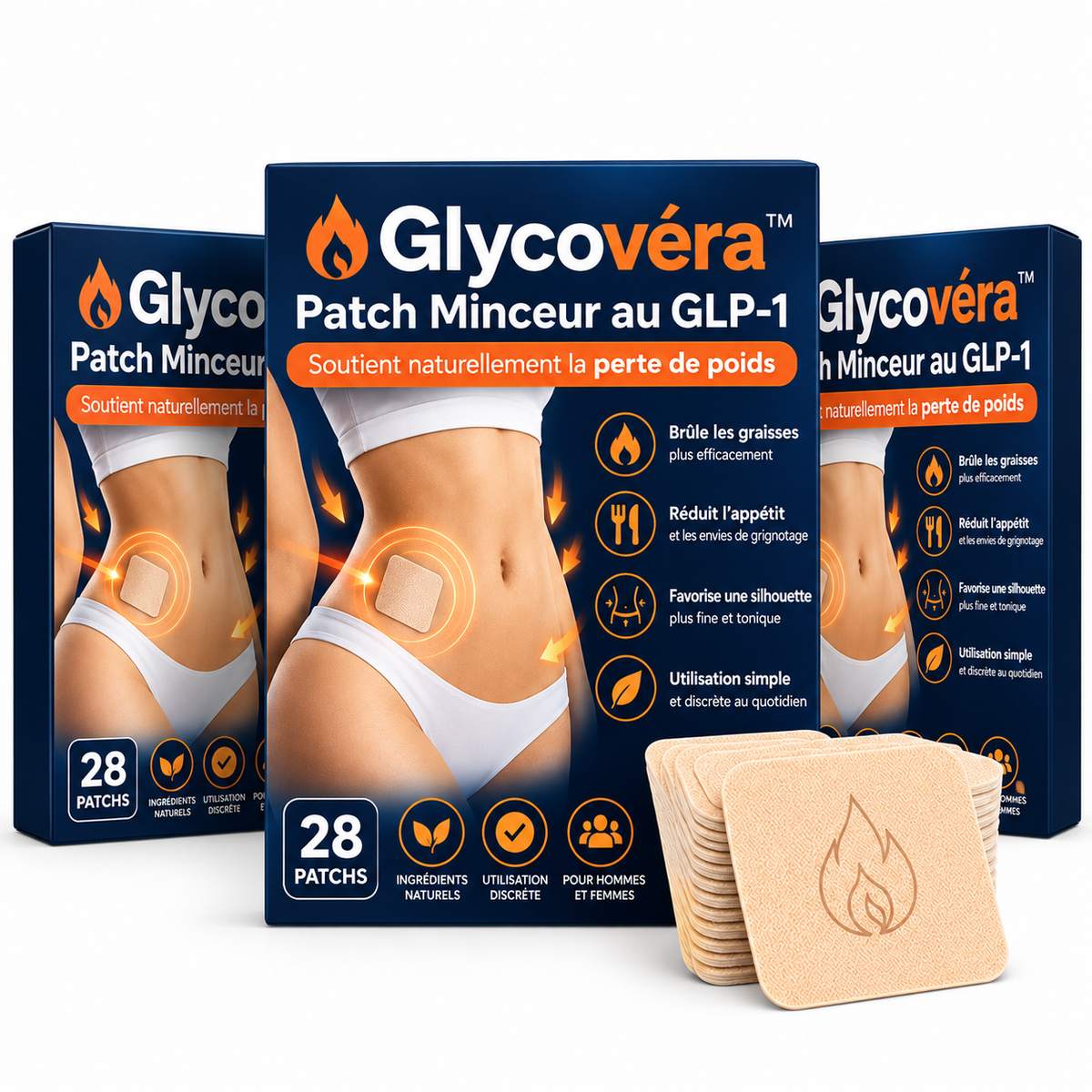 Glycovéra™ Patch Minceur au GLP-1 | Brûlez jusqu’à 4,3 kilos de graisse en 5 jours !