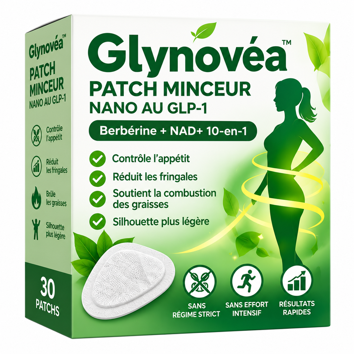 Glynovéa™ Patch Minceur Nano au GLP-1 | Perdez jusqu’à 7 kg en 7 jours sans régime ni effort !