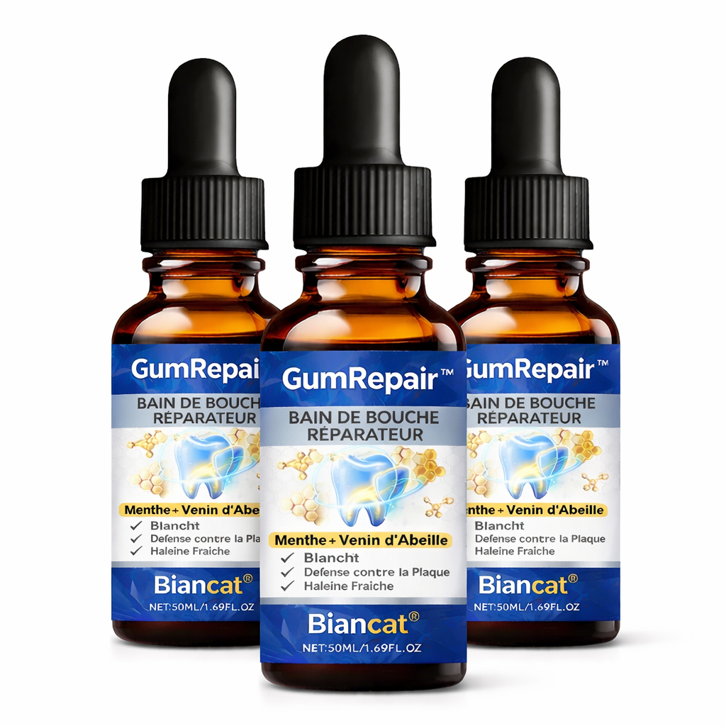 GumRepair™ Solution Buccale | Répare vos gencives et stoppe les saignements en 3 minutes !
