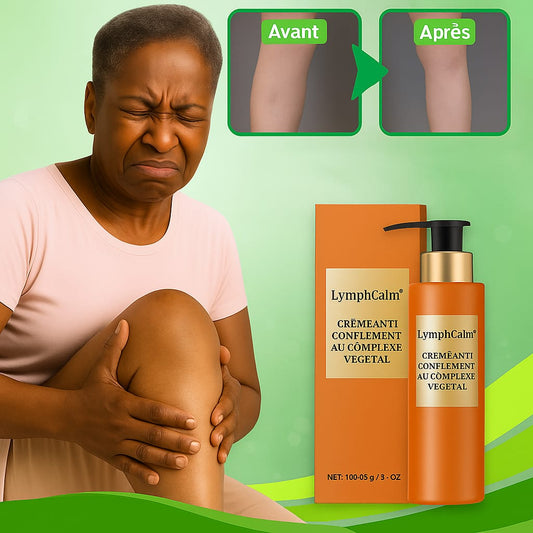 LymphoCalm™ Crème Anti-Gonflement au Complexe Végétal | Réduit le lymphœdème de 95 % en 5 jours!