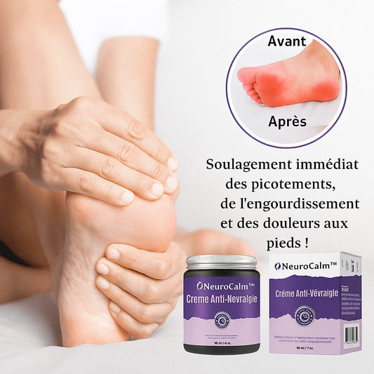 NeuroCalm™ Crème Anti-Névralgie | Stoppe les picotements et engourdissements en moins de 5 minutes!
