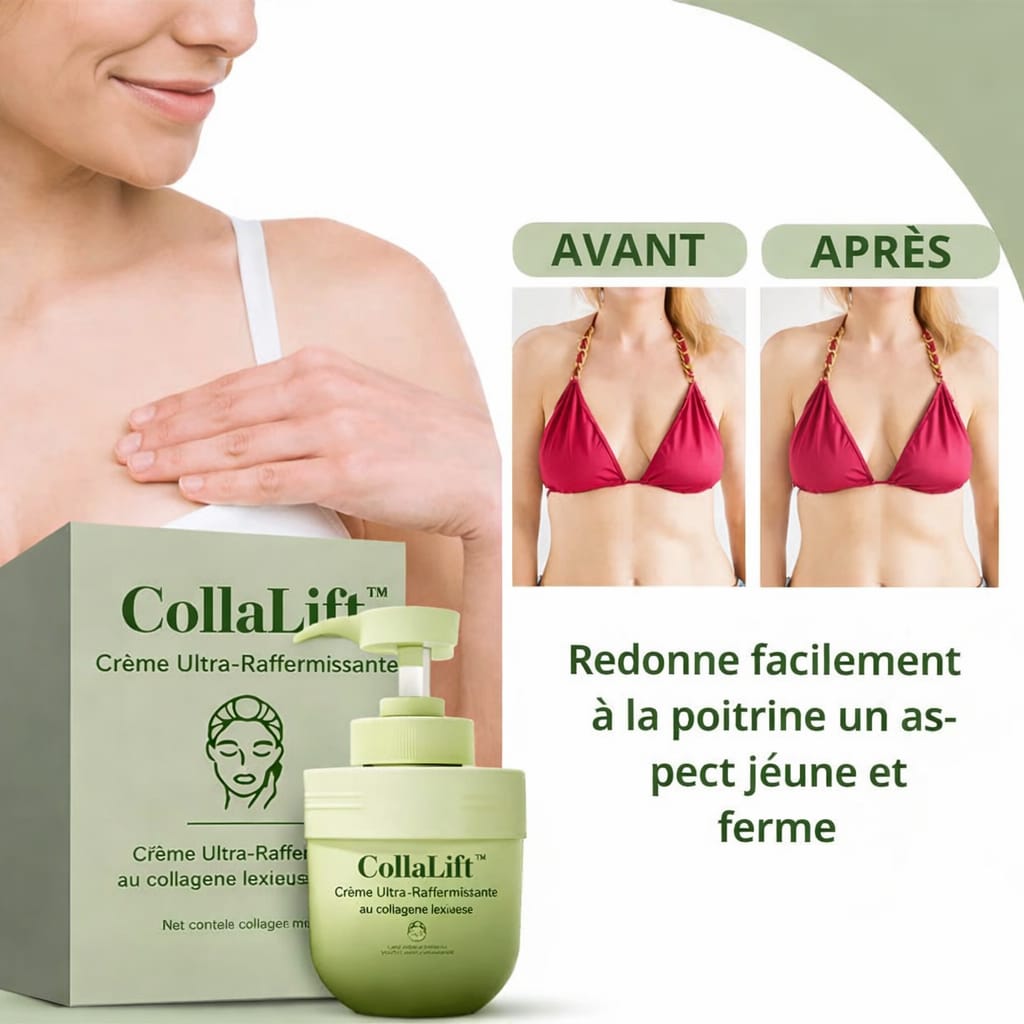 CollaLift™ Crème Ultra-Raffermissante | Efface rides et cellulite et lifte votre peau en 10 minutes !