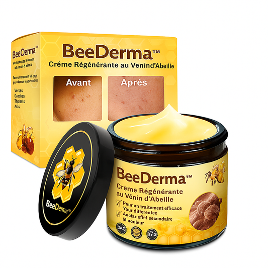BeeDerma™ Crème Régénérante au Venin d’Abeille | Répare, lisse et revitalise votre peau en 10 minutes!