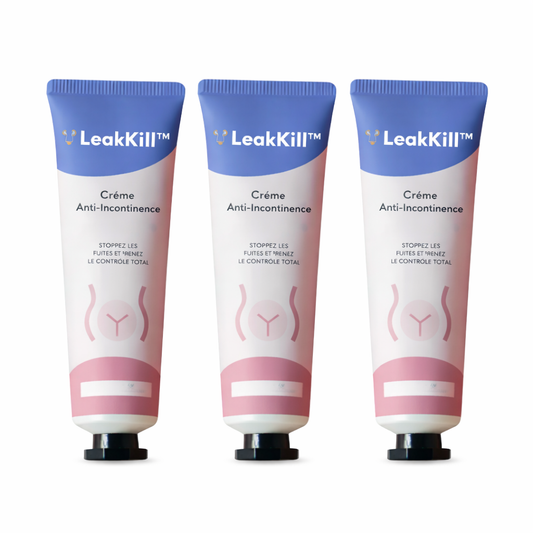 LeakKill™ Crème Anti-Incontinence | Stoppez les fuites et reprenez le contrôle total en seulement 11 minutes !