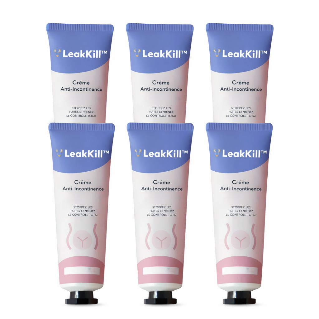 LeakKill™ Crème Anti-Incontinence | Stoppez les fuites et reprenez le contrôle total en seulement 11 minutes !