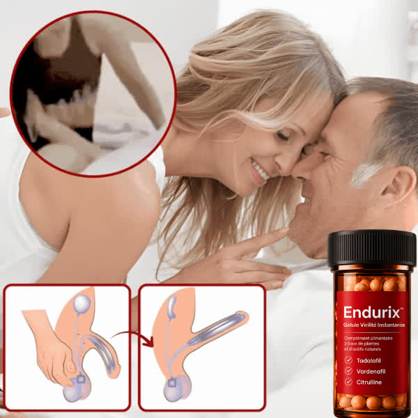 Endurix™ Gélule Virilité Instantanée | Retrouvez une érection ferme en 5 minutes, sans ordonnance !