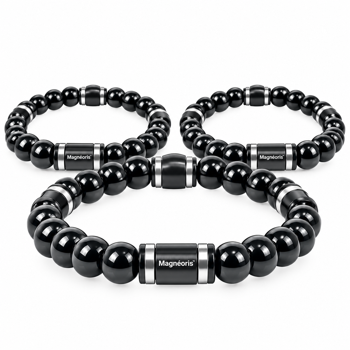 Magnéoris™ Bracelet de Thérapie Magnétique | Réduit les douleurs articulaires et nerveuses de 87 % — en seulement 72 heures!