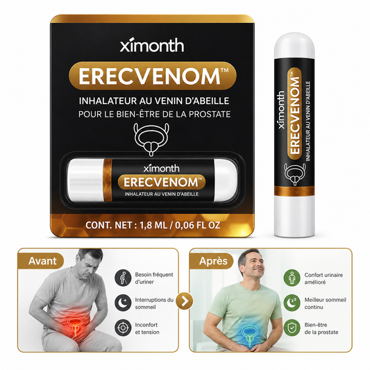 ErecVenom™ Inhalateur au Venin d’Abeille | Obtenez une érection dure comme l’acier en quelques minutes !