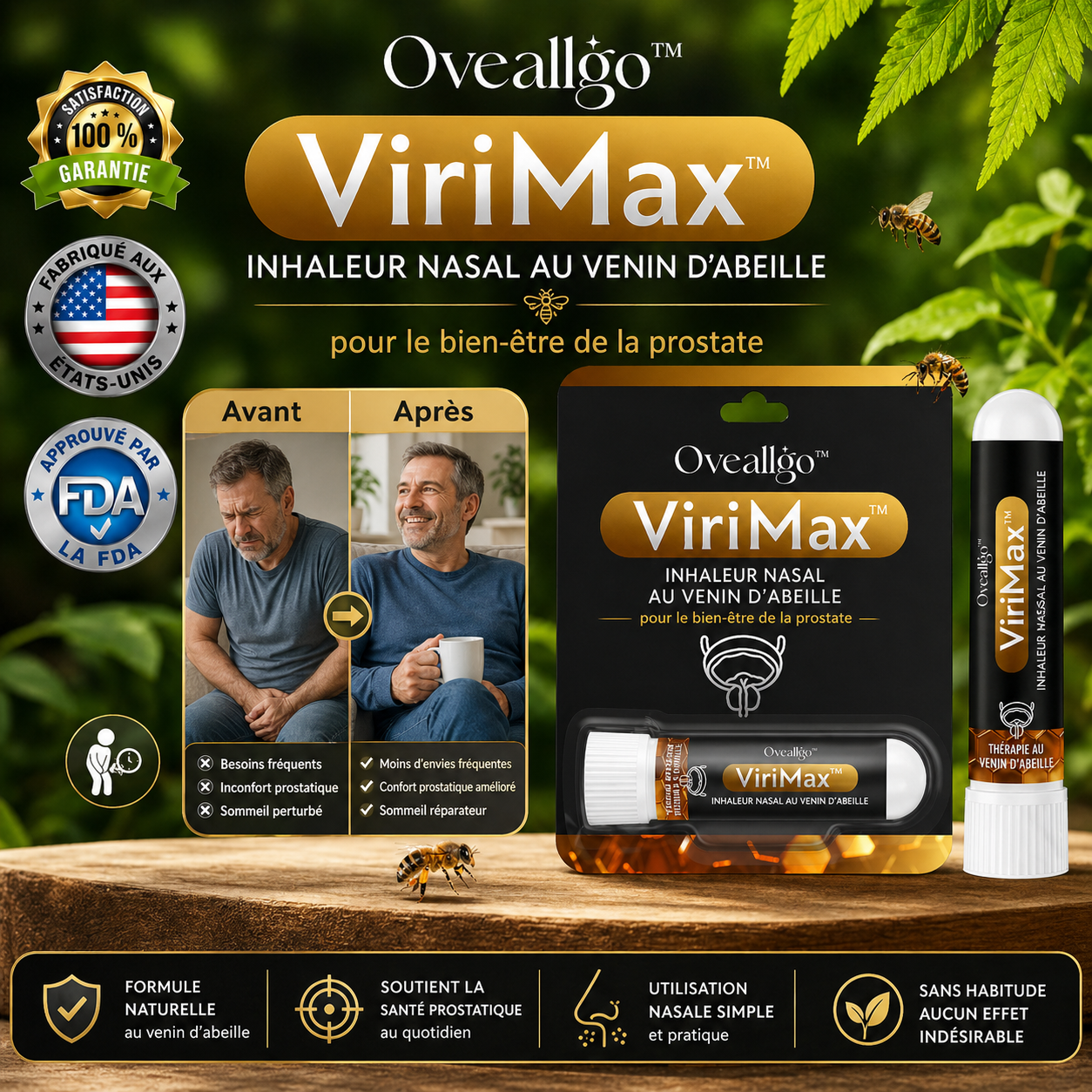 ViriMax™ Inhaleur au Venin d’Abeille | Retrouvez une érection en 3 minutes – même après 60 ans!