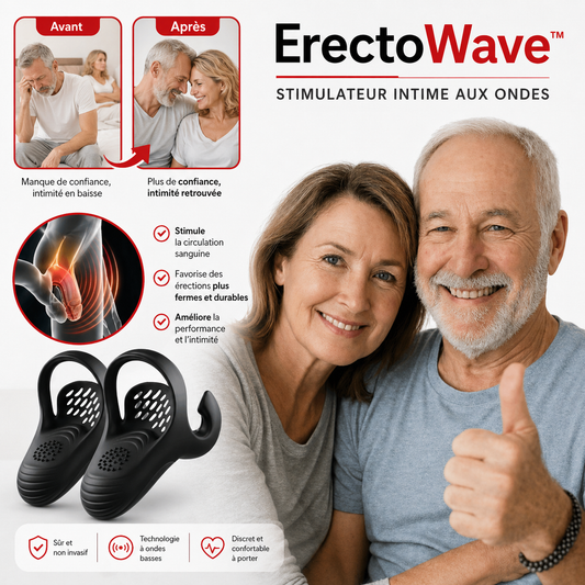 ErectoWave™ Stimulateur Intime aux Ondes | Durez 3x plus longtemps et boostez votre taille en seulement 7 jours !