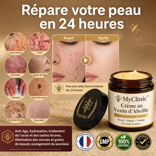 BeeRegen™ Crème au Venin d'Abeille | Répare votre peau en 24 heures!