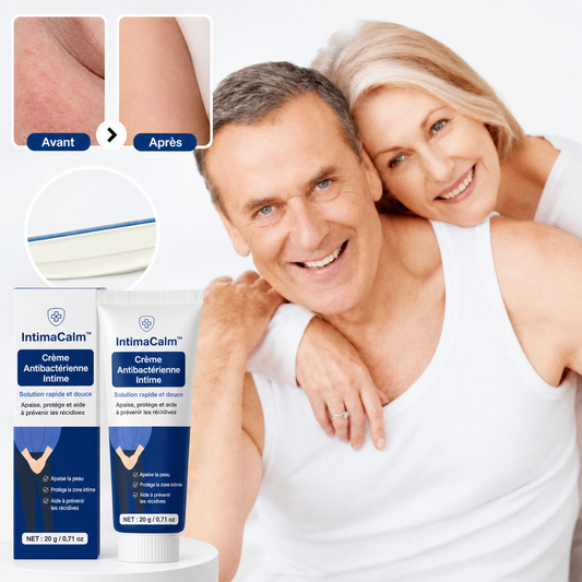 IntimaCalm™ Crème Antibactérienne Intime | Stoppez les démangeaisons et les mauvaises odeurs en 48 heures chrono !