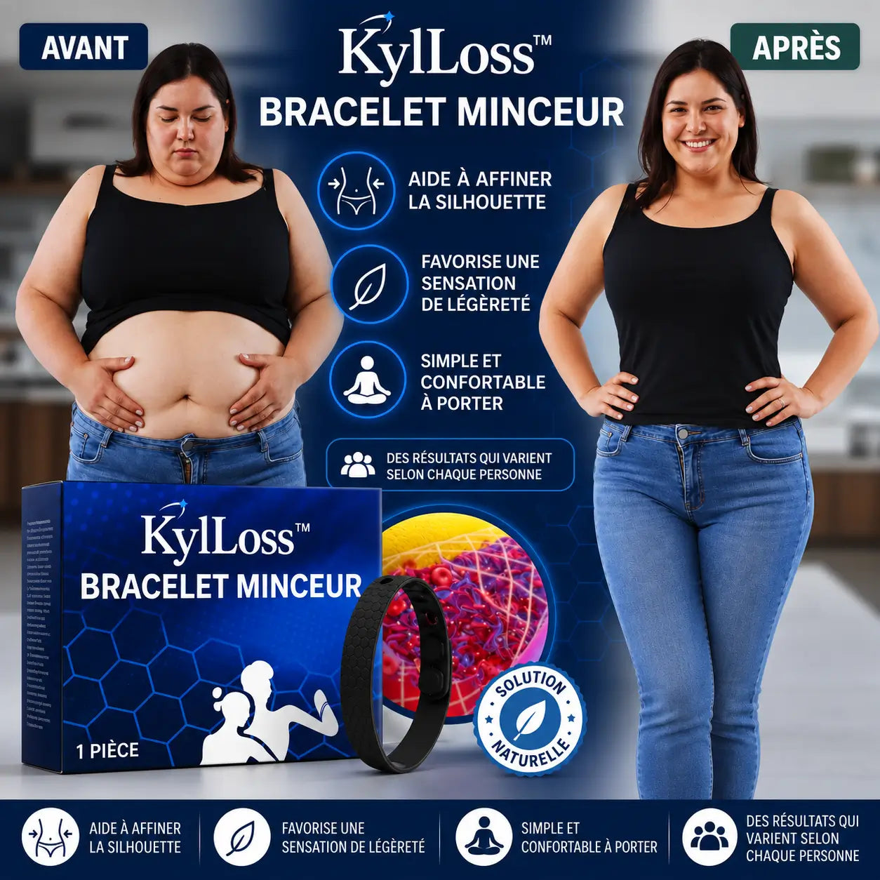 KylLoss™ Bracelet Minceur | Perdez jusqu’à 10 kg en seulement 3 semaines !
