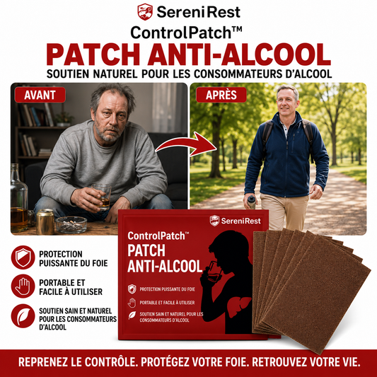 ControlPatch™ Patch Anti-Alcool | Stoppez les envies et reprenez le contrôle en 7 jours !