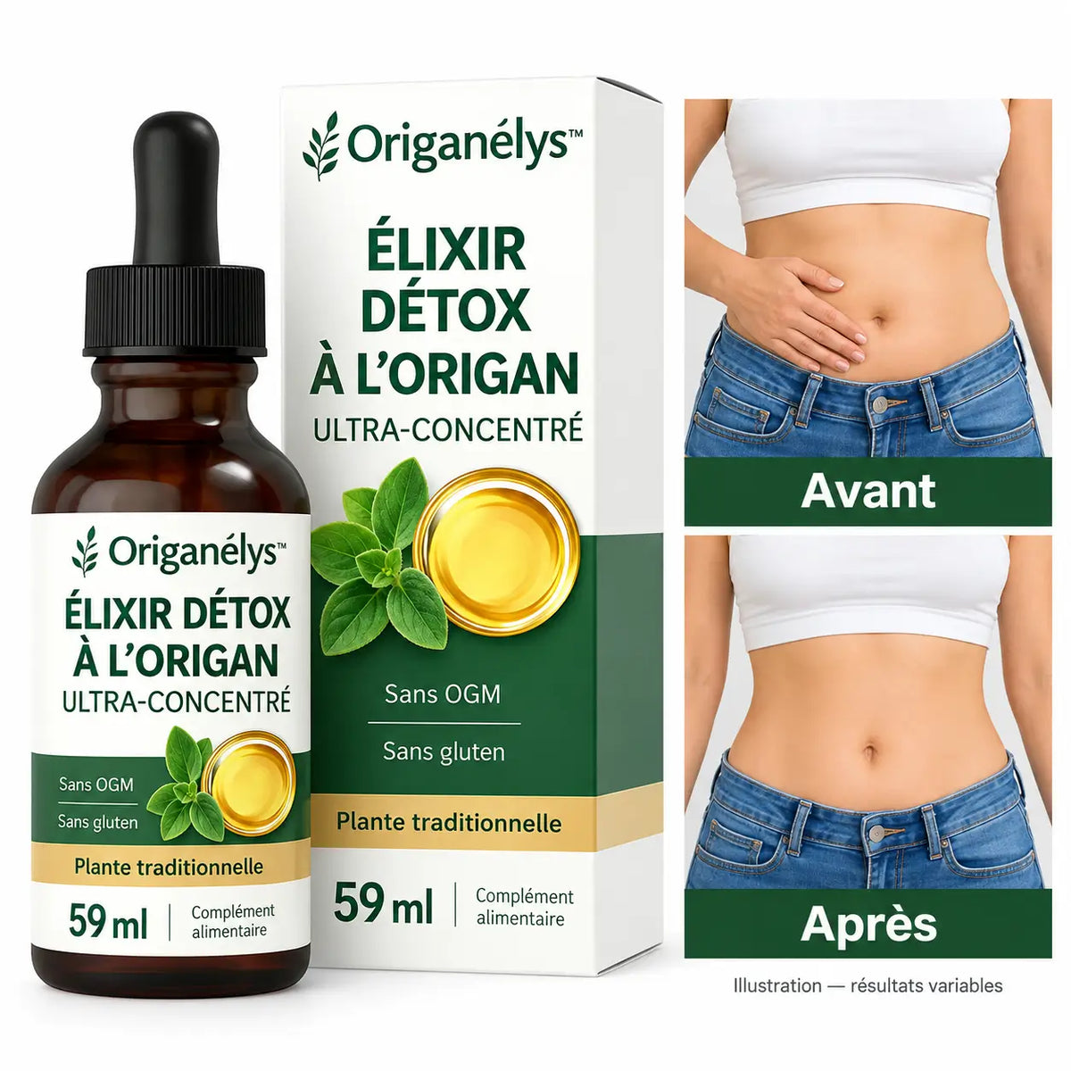 Origanélys™ Élixir Détox à l’Origan Ultra-Concentré | Perdez 3 kg de toxines en seulement 48 heures !