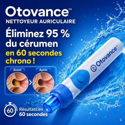 Otovance™ Nettoyeur Auriculaire | Éliminez 95 % du cérumen en 60 secondes chrono !