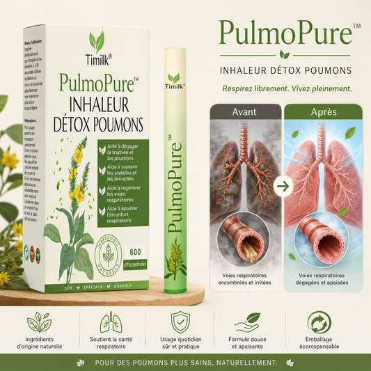 PulmoPure™ Inhaleur Détox Poumons | Dégagez vos poumons et respirez plus profondément !