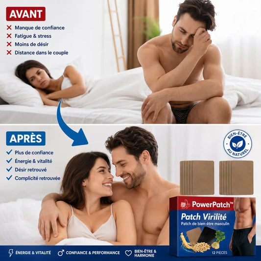 PowerPatch™ Patch Virilité | Érections durables en seulement 3 jours ! 3x plus épaisses et plus longues !