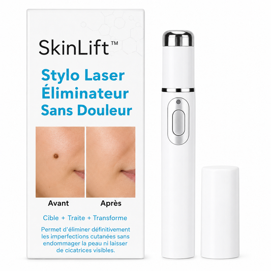 SkinLift™ Stylo Laser Éliminateur Sans Douleur | Efface les verrues et grains de beauté dès la 1ère utilisation!