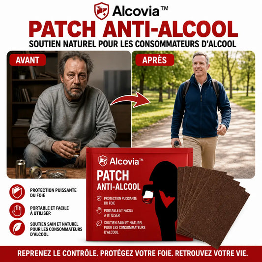 Alcovia™ Patch Anti-Alcool | Stoppez les envies et reprenez le contrôle en 7 jours !