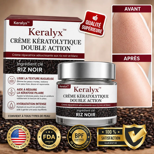 Keralyx™ Crème Kératolytique Double Action | Effacez les imperfections de la peau en 7 jours !