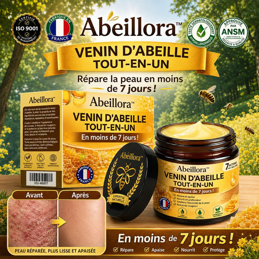 Abeillora™ Venin d’Abeille Tout-en-Un | Répare ta peau en moins de 7 jours!