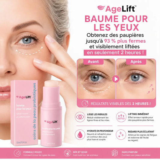 AgeLift™ Baume pour les yeux | Obtenez des paupières jusqu’à 93 % plus fermes et visiblement liftées en seulement 2 heures !