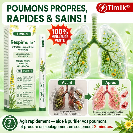 Respimulle™ Diffuseur Respiratoire | Respirez plus librement en 2 minutes et libérez enfin vos voies respiratoires !